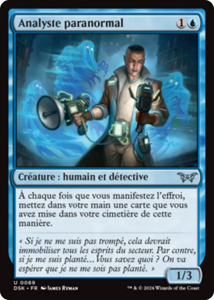 Analyste paranormal — Duskmourn: House of Horror — Magic: The Gathering