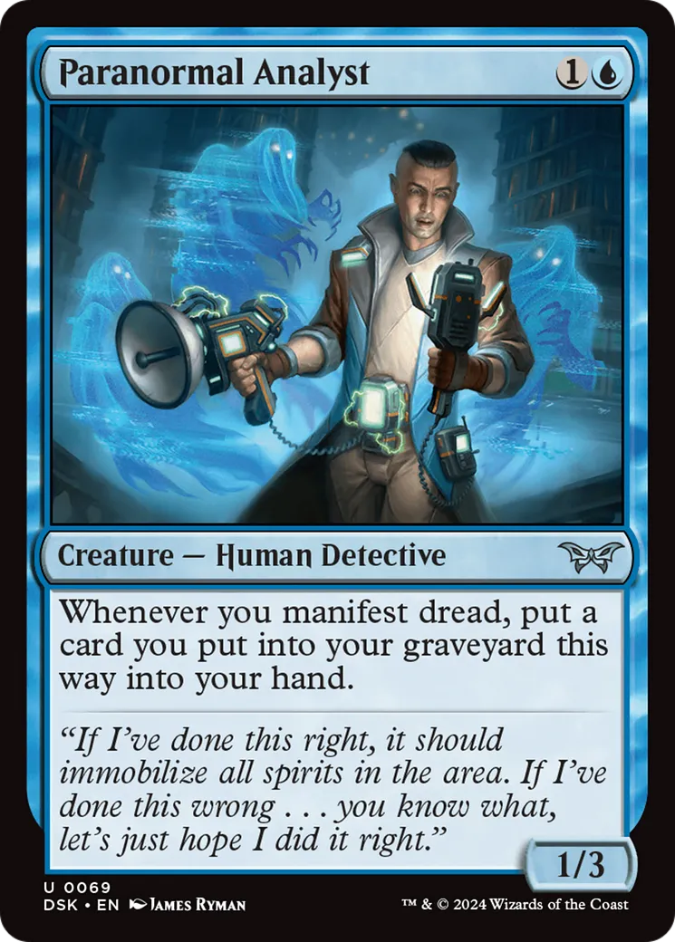 Analyste paranormal — Duskmourn: House of Horror — Magic: The Gathering