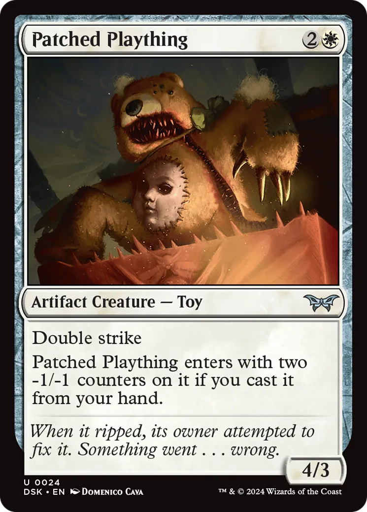 Patched Plaything — Duskmourn: House of Horror — Magic: The Gathering
