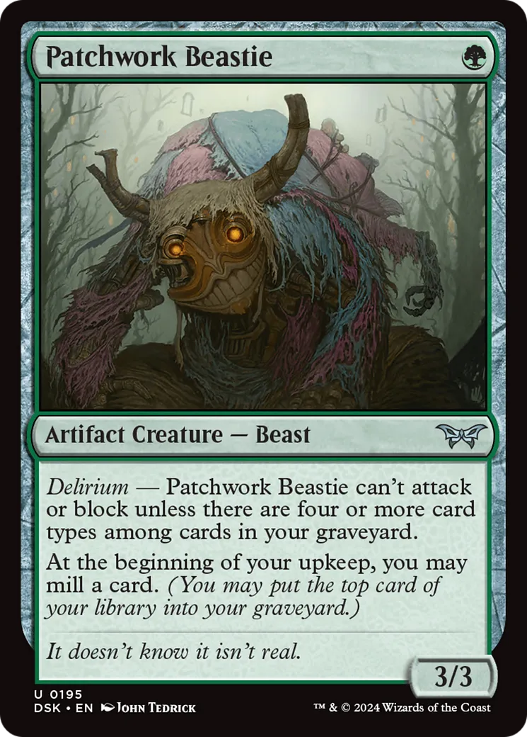 Bestiole en patchwork — Duskmourn: House of Horror — Magic: The Gathering