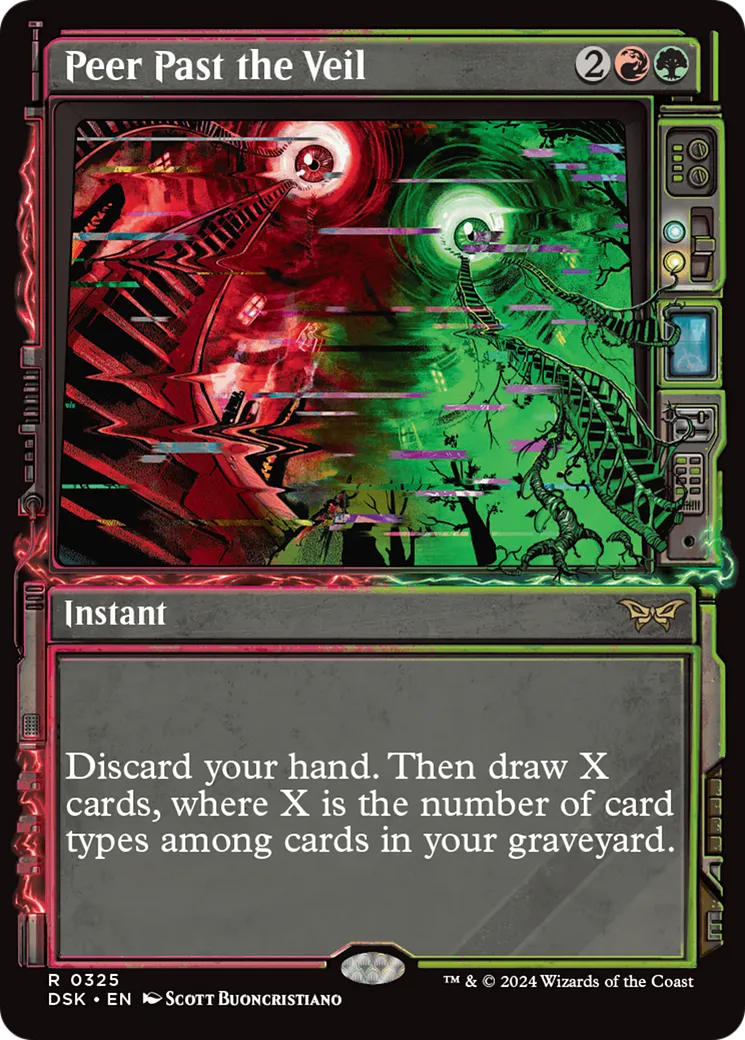 Peer Past the Veil from Duskmourn: House of Horror - Magic: The Gathering