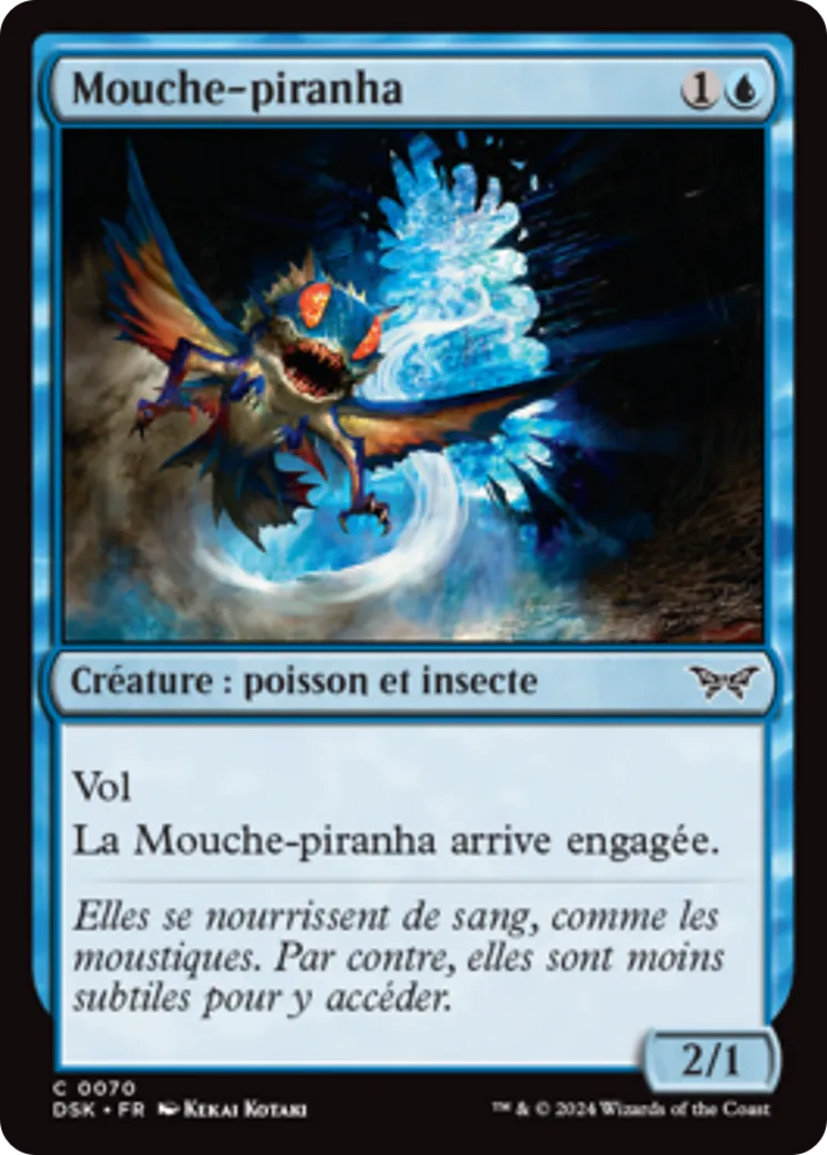 Mouche-piranha — Duskmourn: House of Horror — Magic: The Gathering