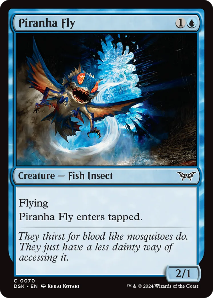 Mouche-piranha — Duskmourn: House of Horror — Magic: The Gathering