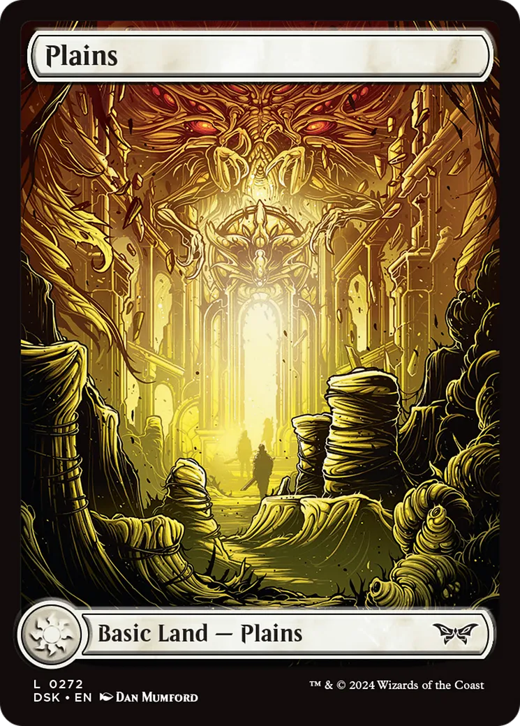 Plains — Duskmourn: House of Horror — Magic: The Gathering