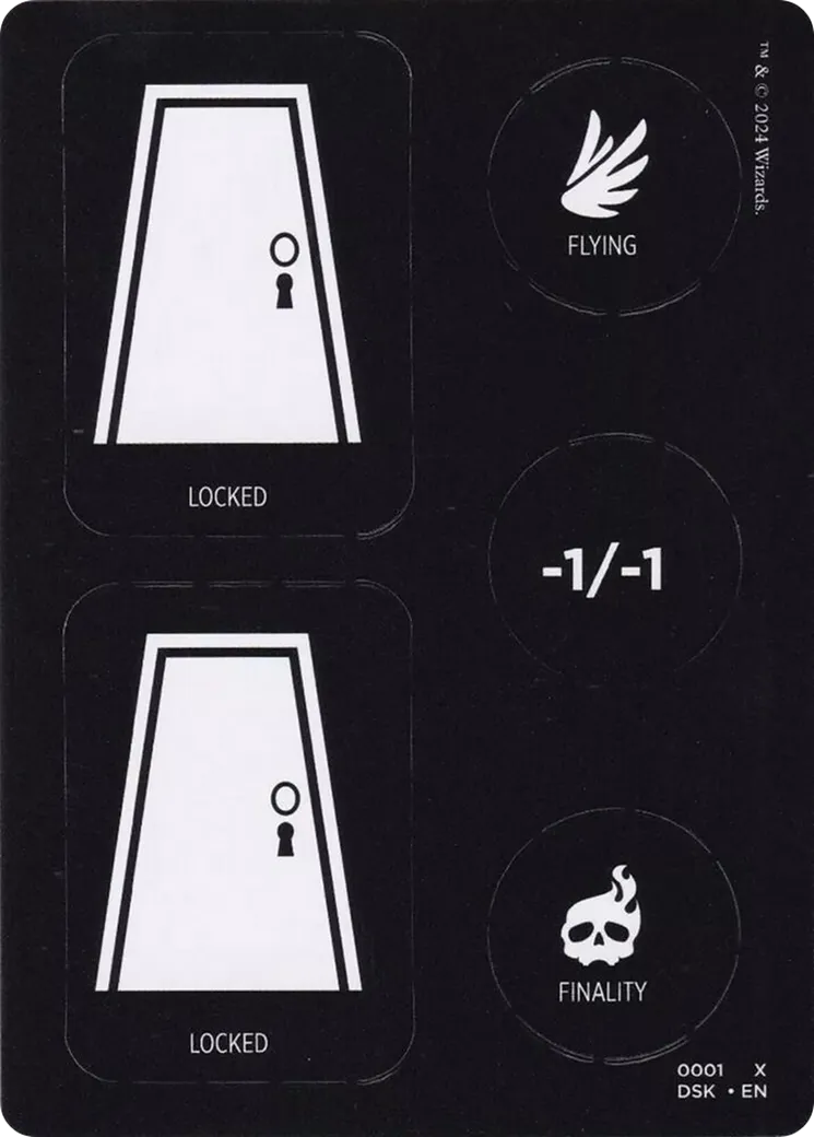 Punchcard — Duskmourn: House of Horror — Magic: The Gathering
