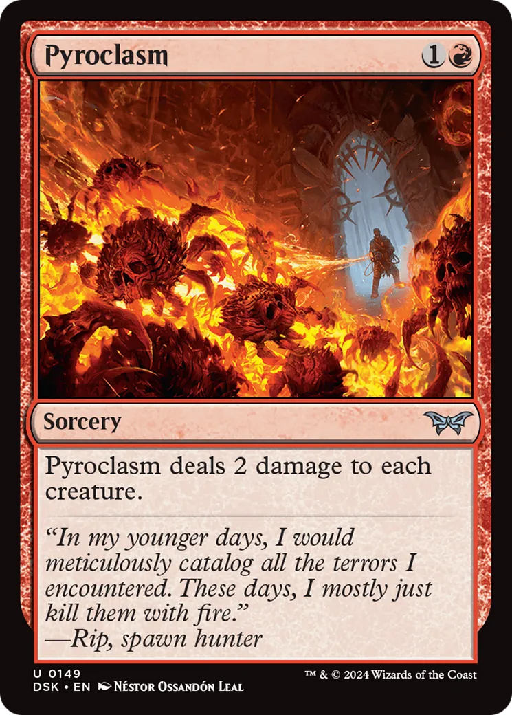 Pyroclasme — Duskmourn: House of Horror — Magic: The Gathering