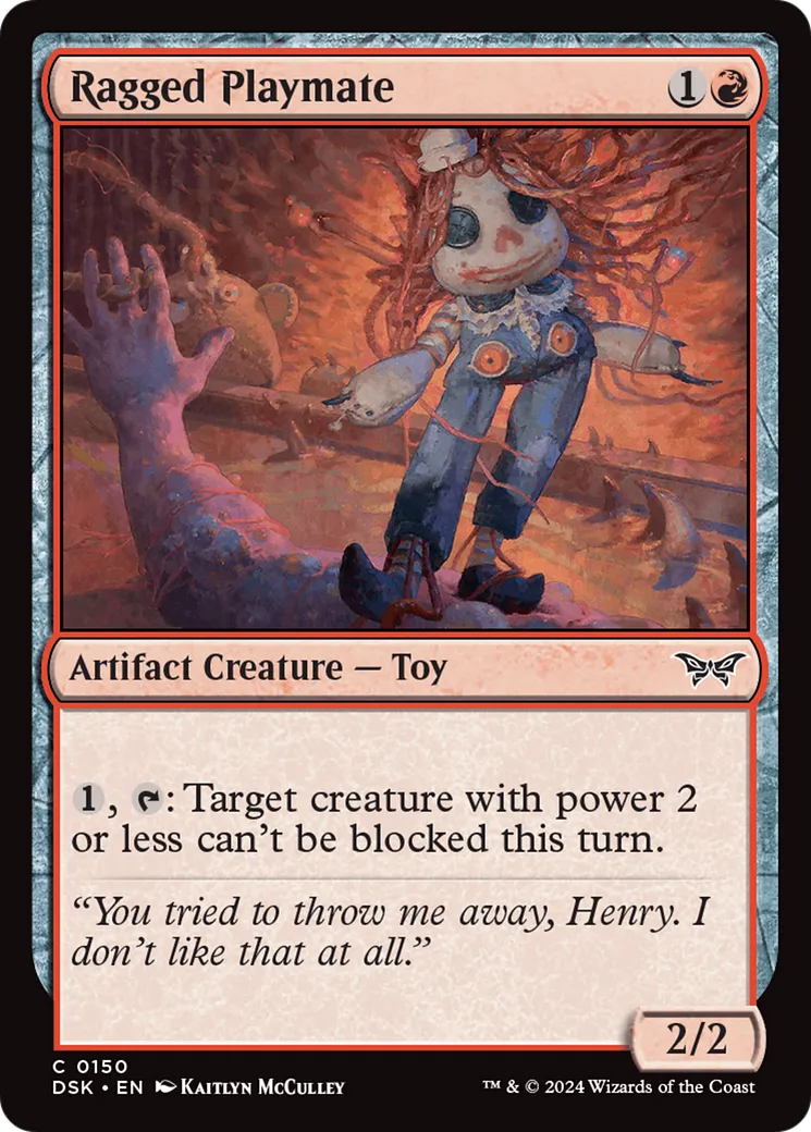 Ragged Playmate — Duskmourn: House of Horror — Magic: The Gathering