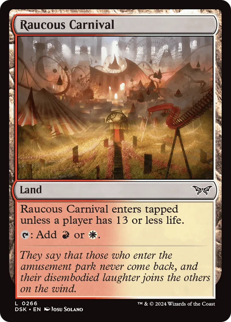 Raucous Carnival — Duskmourn: House of Horror — Magic: The Gathering