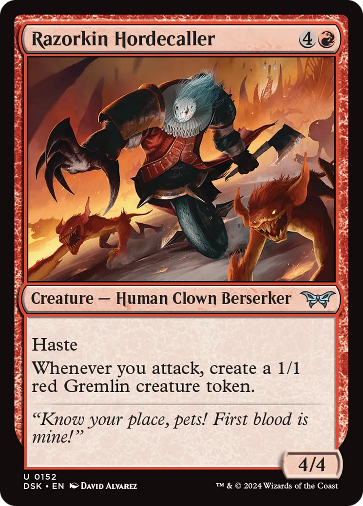 Razorkin Hordecaller — Duskmourn: House of Horror — Magic: The Gathering
