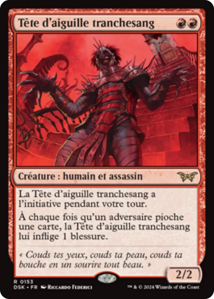 Tête d'aiguille tranchesang — Duskmourn: House of Horror — Magic: The Gathering
