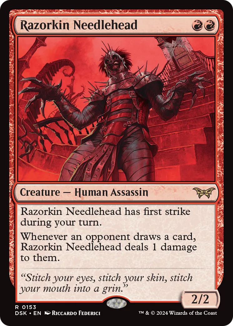 Razorkin Needlehead — Duskmourn: House of Horror — Magic: The Gathering