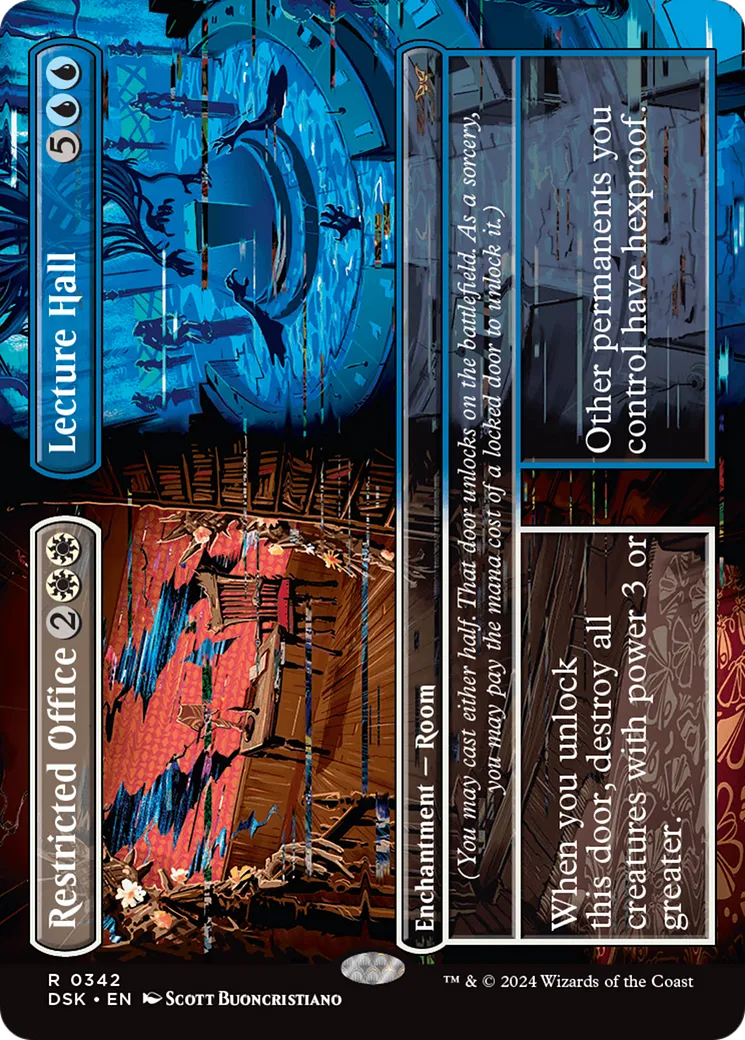 Restricted Office // Lecture Hall — Duskmourn: House of Horror — Magic: The Gathering