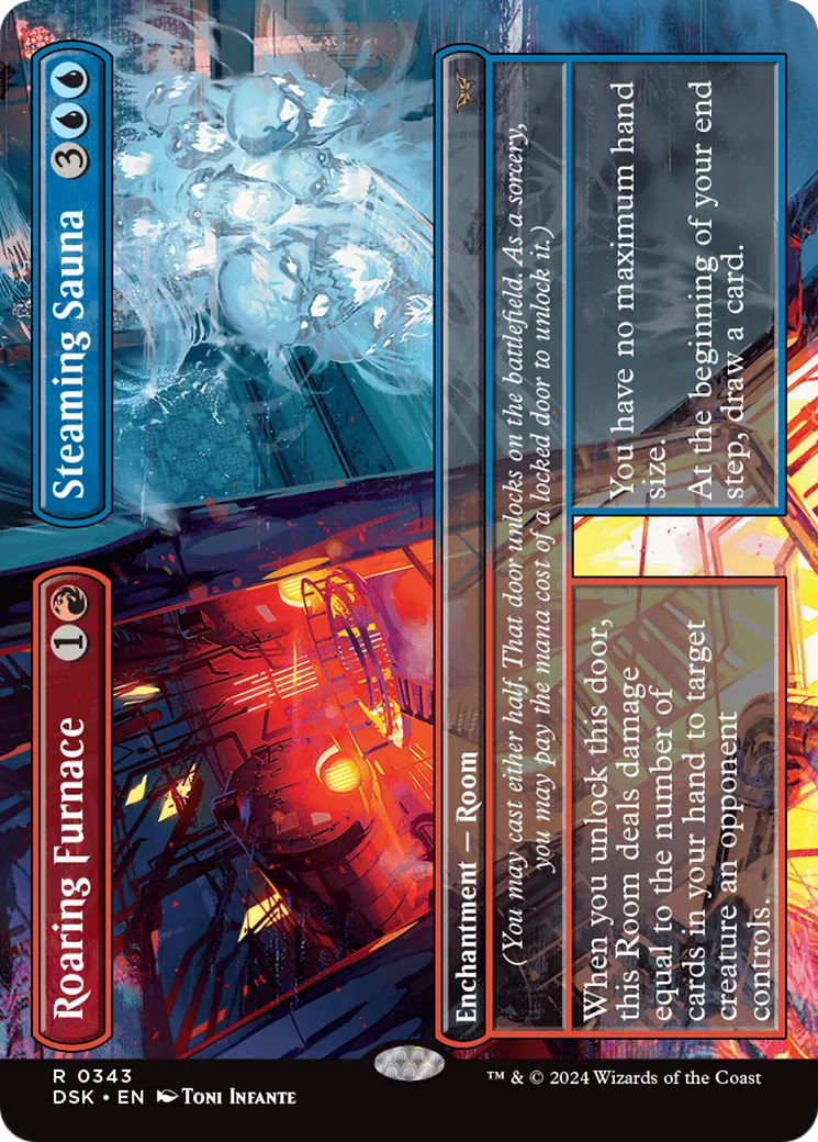 Roaring Furnace // Steaming Sauna — Duskmourn: House of Horror — Magic: The Gathering