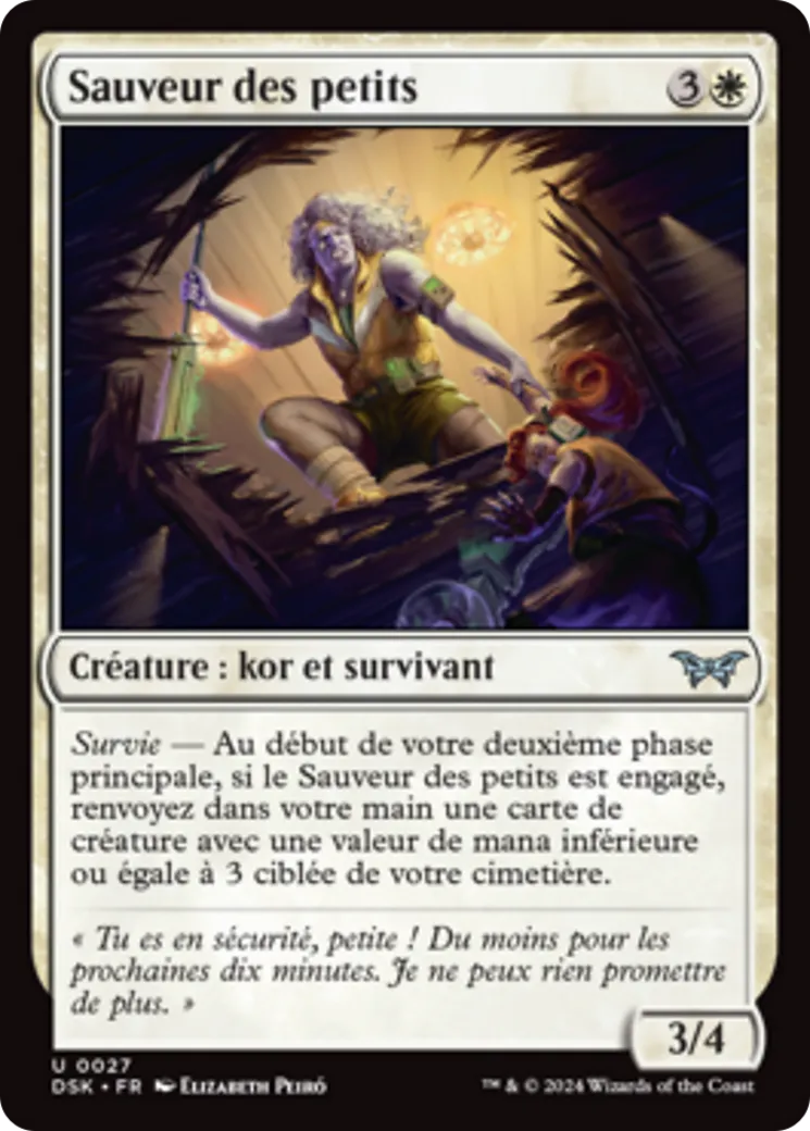 Sauveur des petits — Duskmourn: House of Horror — Magic: The Gathering