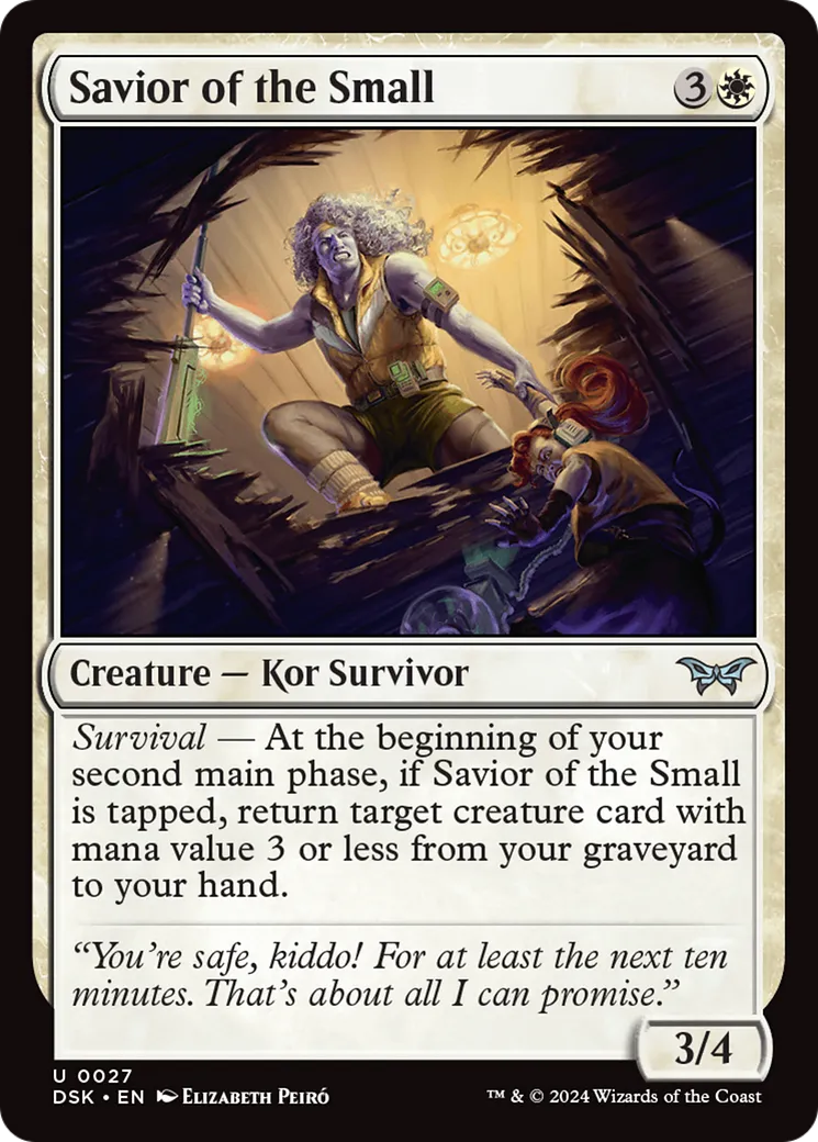 Sauveur des petits — Duskmourn: House of Horror — Magic: The Gathering