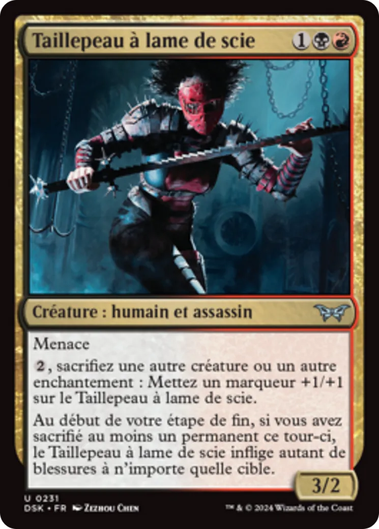 Taillepeau à lame de scie — Duskmourn: House of Horror — Magic: The Gathering