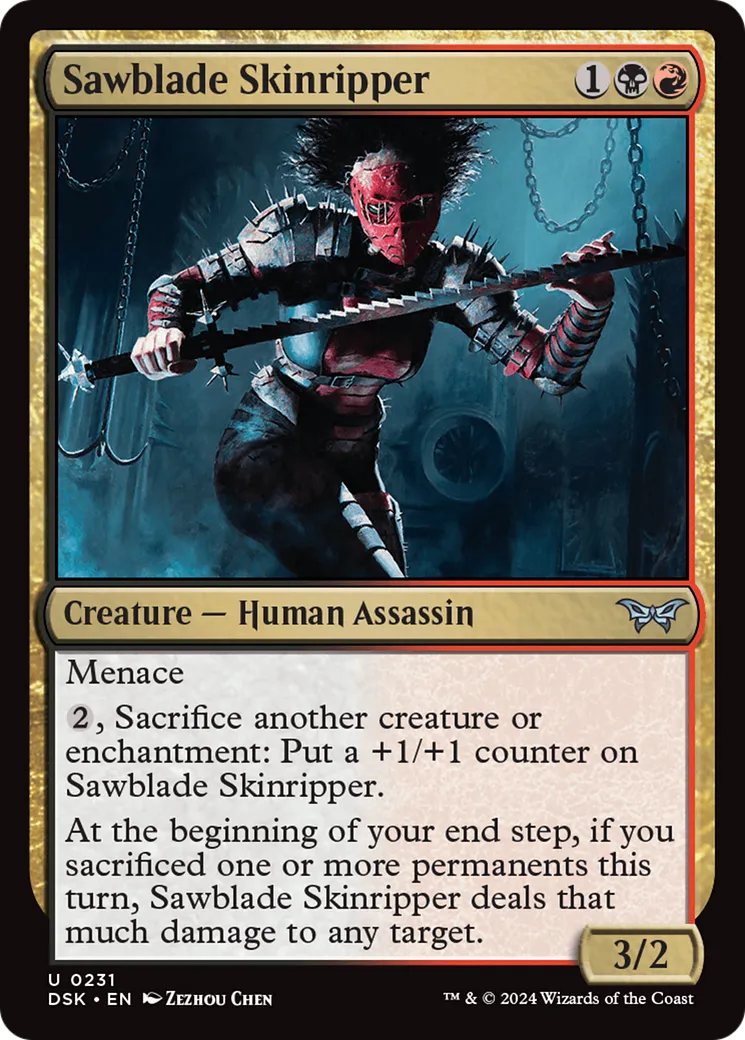 Sawblade Skinripper from Duskmourn: House of Horror - Magic: The Gathering