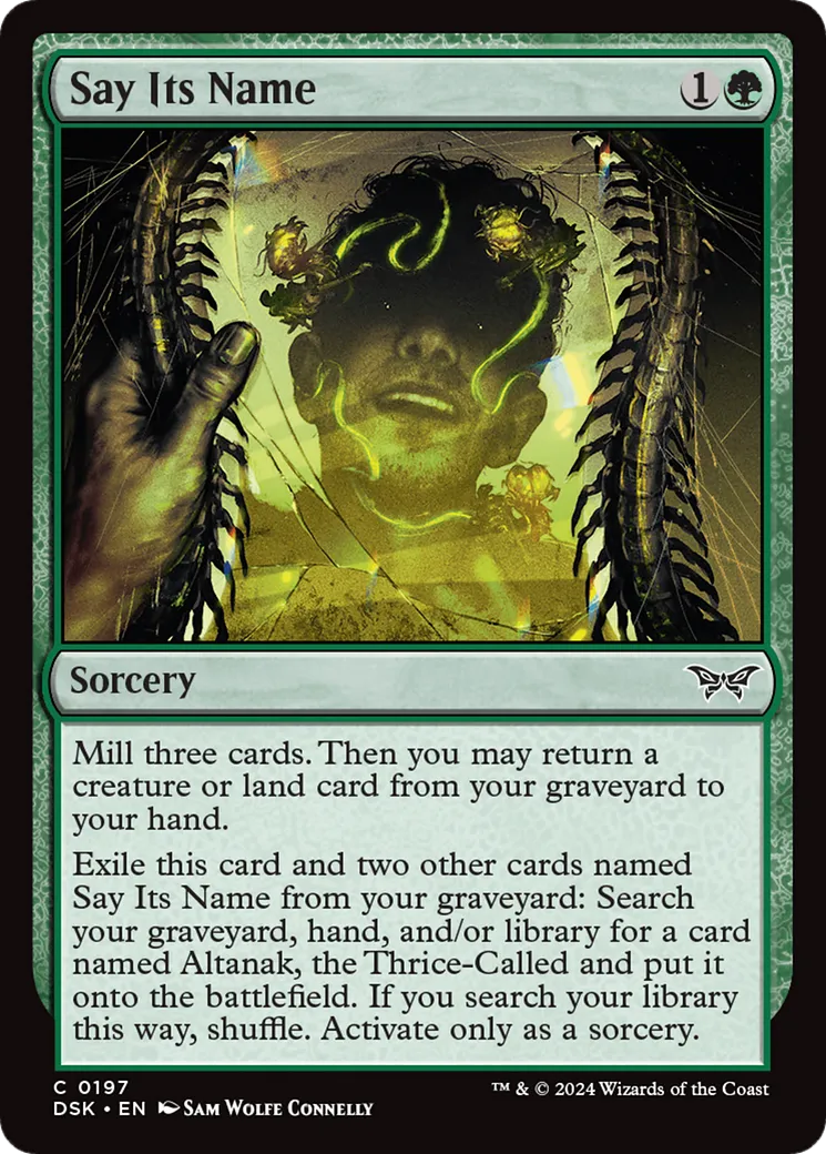 Say Its Name from Duskmourn: House of Horror - Magic: The Gathering