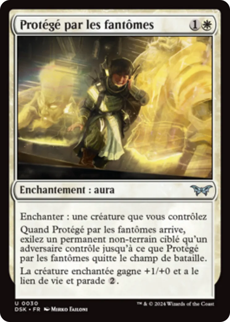 Protégé par les fantômes — Duskmourn: House of Horror — Magic: The Gathering