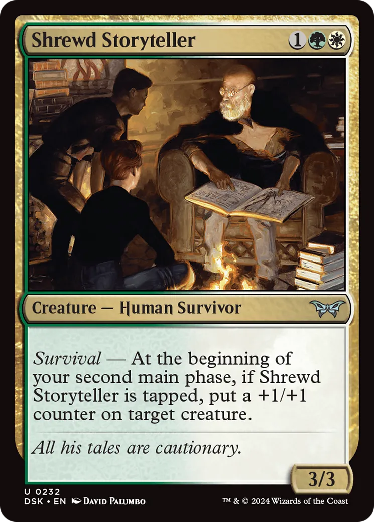 Shrewd Storyteller — Duskmourn: House of Horror — Magic: The Gathering