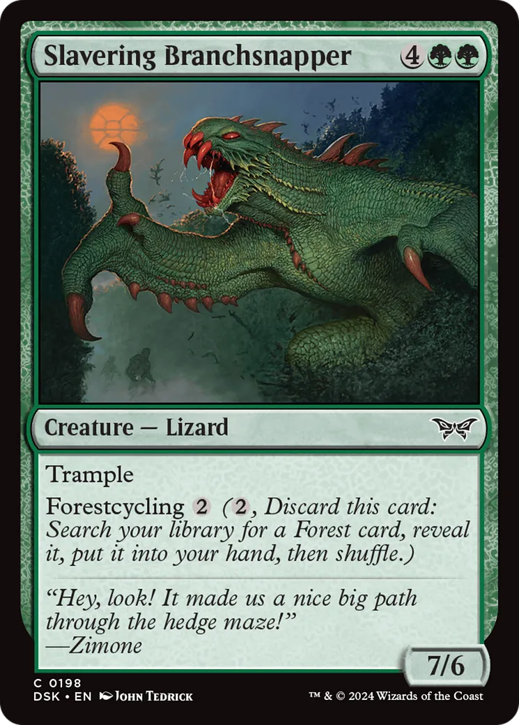 Cassebranche baveuse — Duskmourn: House of Horror — Magic: The Gathering