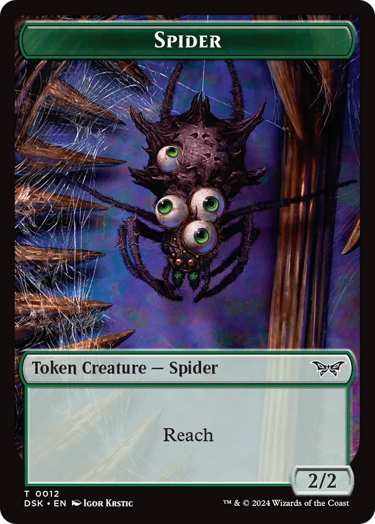 Spider — Duskmourn: House of Horror — Magic: The Gathering
