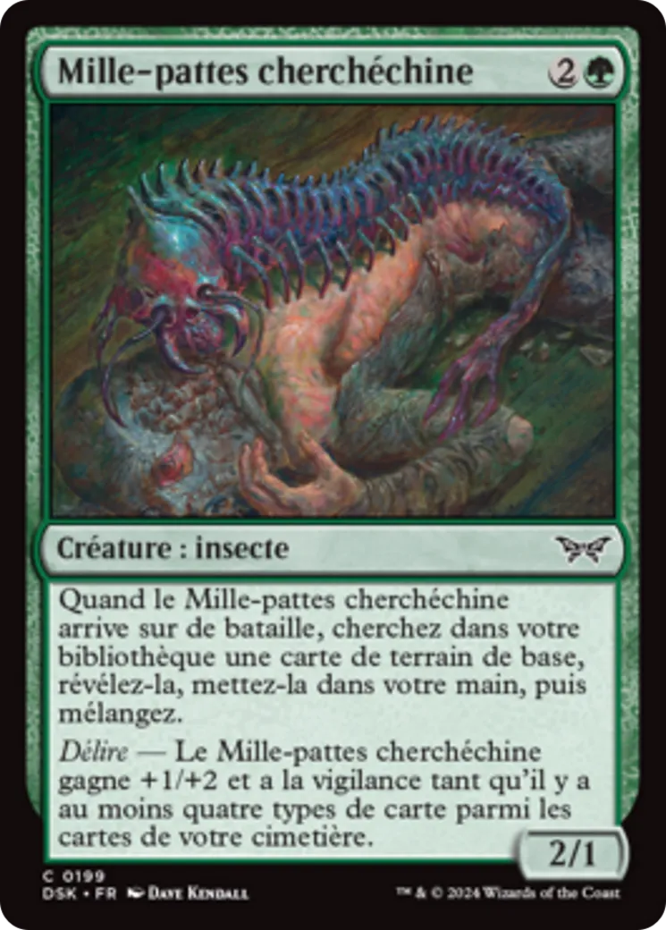 Mille-pattes cherchéchine — Duskmourn: House of Horror — Magic: The Gathering