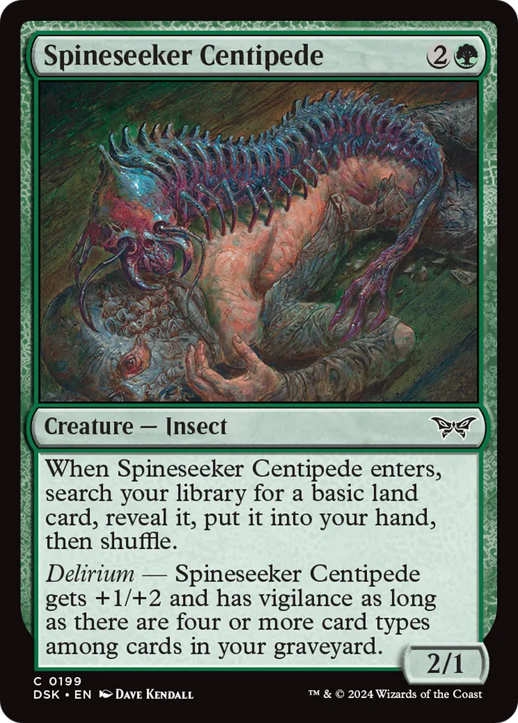 Mille-pattes cherchéchine — Duskmourn: House of Horror — Magic: The Gathering