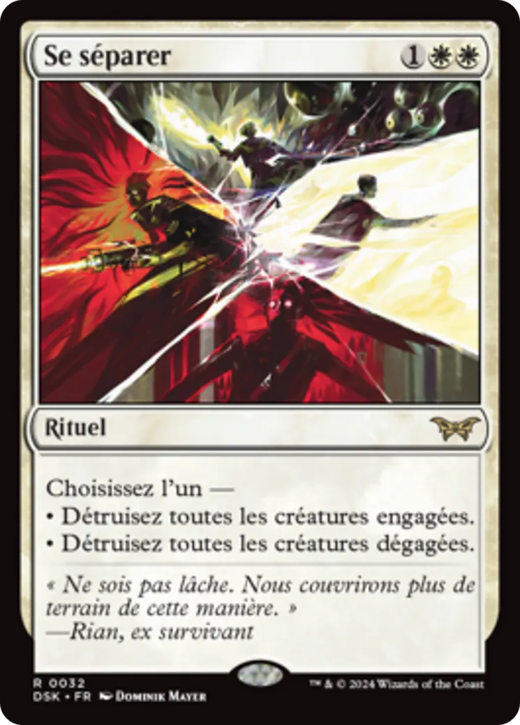 Se séparer — Duskmourn: House of Horror — Magic: The Gathering