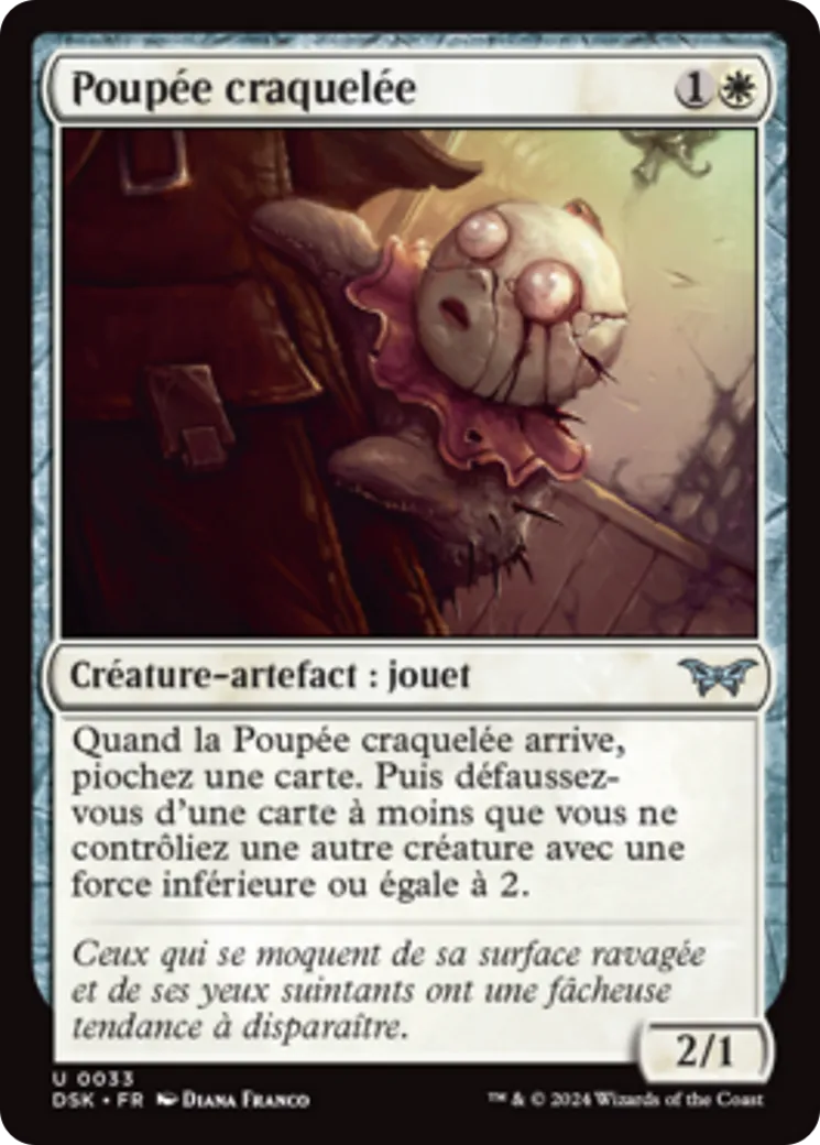 Poupée craquelée — Duskmourn: House of Horror — Magic: The Gathering
