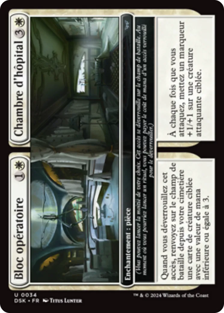 Bloc opératoire // Chambre d'hôpital — Duskmourn: House of Horror — Magic: The Gathering