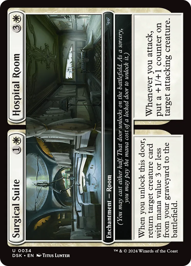 Bloc opératoire // Chambre d'hôpital — Duskmourn: House of Horror — Magic: The Gathering
