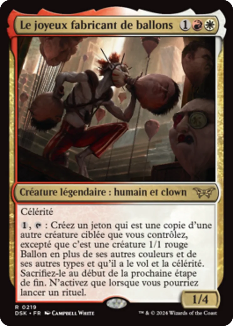 Le joyeux fabricant de ballons — Duskmourn: House of Horror — Magic: The Gathering