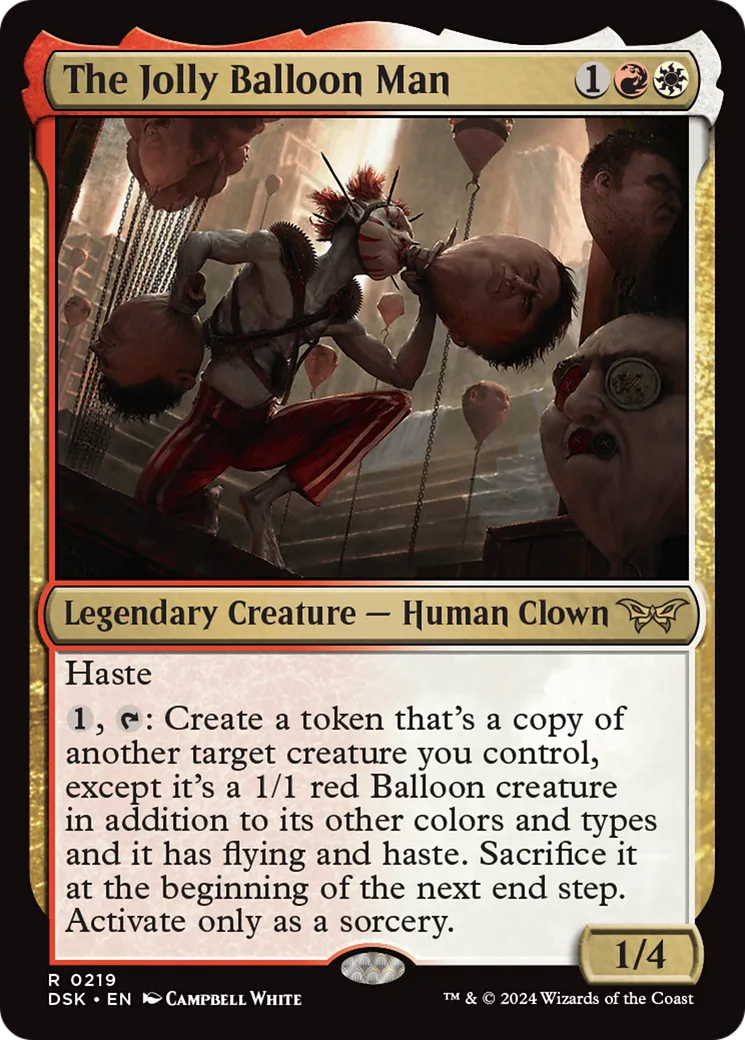The Jolly Balloon Man — Duskmourn: House of Horror — Magic: The Gathering