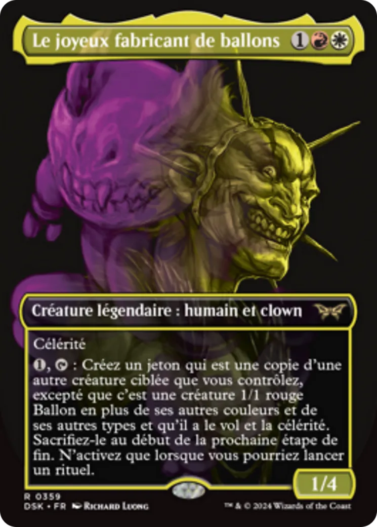 Le joyeux fabricant de ballons — Duskmourn: House of Horror — Magic: The Gathering