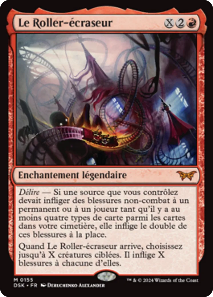Le Roller-écraseur — Duskmourn: House of Horror — Magic: The Gathering