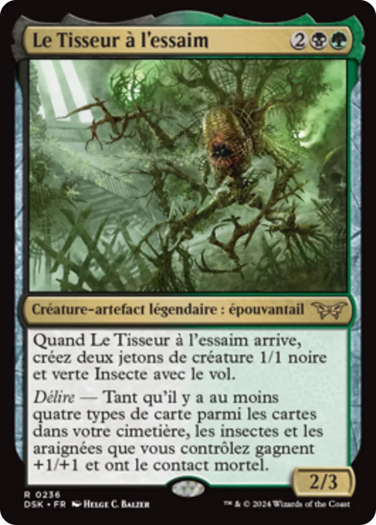 Le Tisseur à l'essaim — Duskmourn: House of Horror — Magic: The Gathering