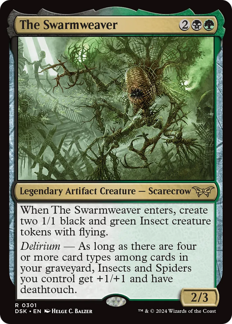 The Swarmweaver — Duskmourn: House of Horror — Magic: The Gathering