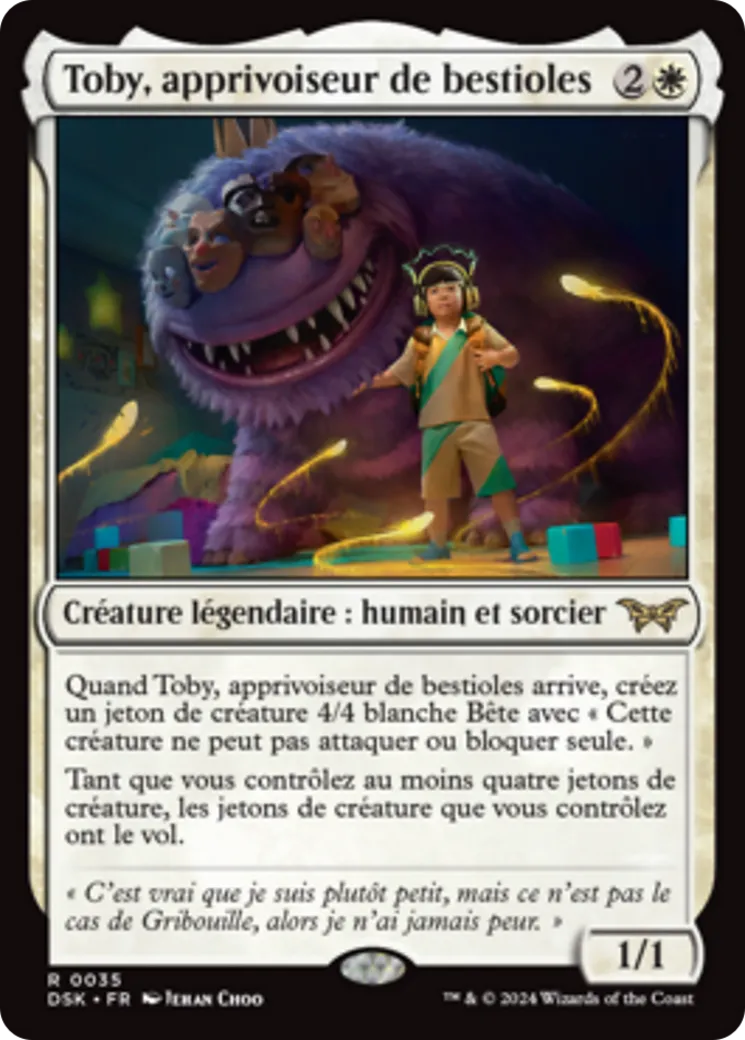 Toby, apprivoiseur de bestioles — Duskmourn: House of Horror — Magic: The Gathering