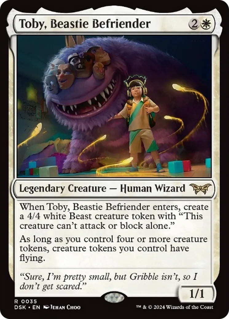 Toby, Beastie Befriender from Duskmourn: House of Horror - Magic: The Gathering