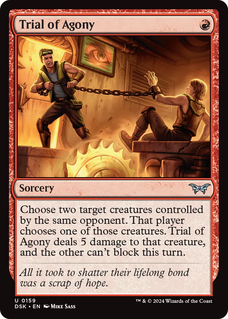 Trial of Agony from Duskmourn: House of Horror - Magic: The Gathering
