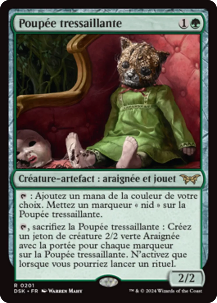 Poupée tressaillante — Duskmourn: House of Horror — Magic: The Gathering