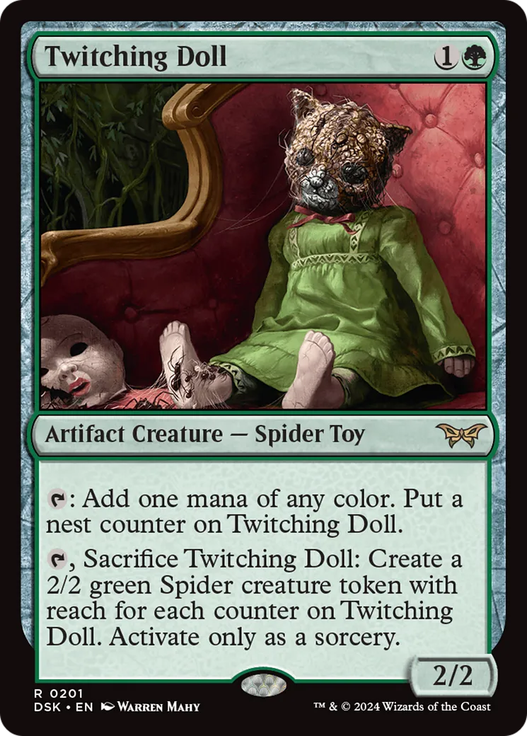 Poupée tressaillante — Duskmourn: House of Horror — Magic: The Gathering