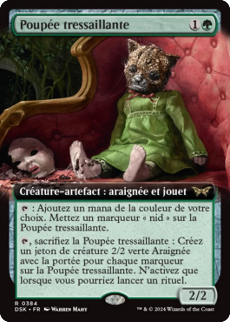 Poupée tressaillante — Duskmourn: House of Horror — Magic: The Gathering