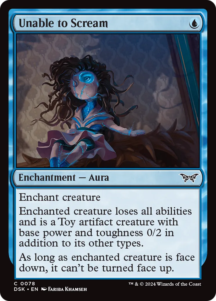 Unable to Scream — Duskmourn: House of Horror — Magic: The Gathering