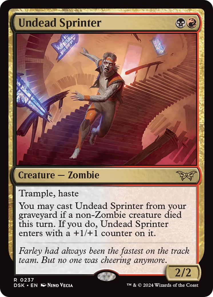 Undead Sprinter — Duskmourn: House of Horror — Magic: The Gathering