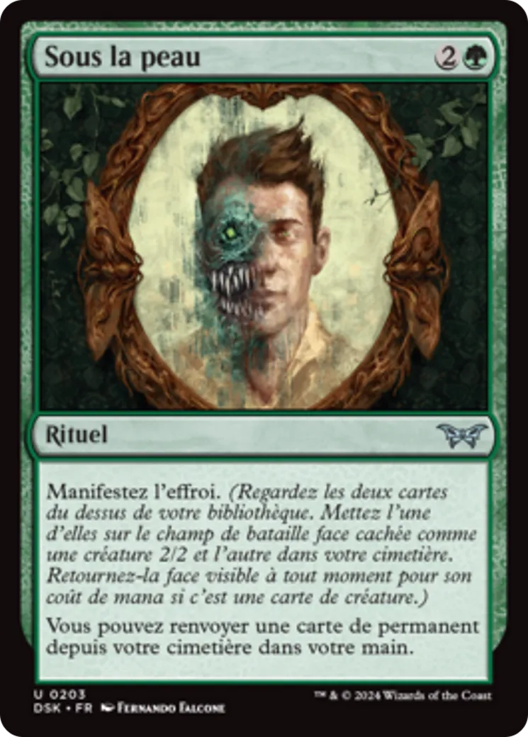 Sous la peau — Duskmourn: House of Horror — Magic: The Gathering