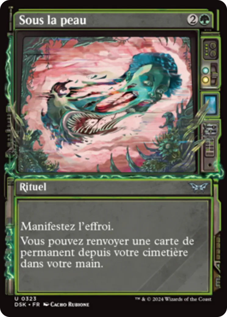 Sous la peau — Duskmourn: House of Horror — Magic: The Gathering