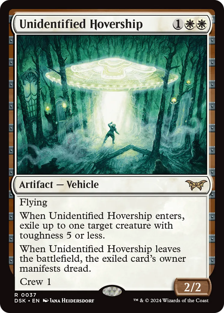 Unidentified Hovership — Duskmourn: House of Horror — Magic: The Gathering