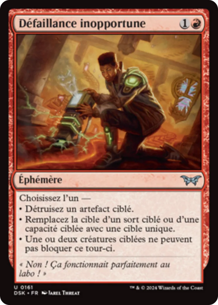 Défaillance inopportune from Duskmourn: House of Horror - Magic: The Gathering